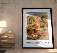 
              Pierre Auguste Renoir - Une femme debout et une femme assise dans un paysage 1919
            