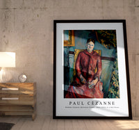 
              Paul Cezanne - Madame Cézanne (Hortense Fiquet, 1850–1922) in a Red Dress
            