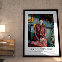 Paul Cezanne - Madame Cézanne (Hortense Fiquet, 1850–1922) in a Red Dress
