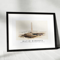 David Roberts - Obelisk at Alexandria commonly called Cleopatra's needle-1796-1864