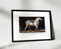 
              Jacques Laurent Agasse - Saddled Gray Horse Walking
            