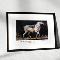 Jacques Laurent Agasse - Saddled Gray Horse Walking
