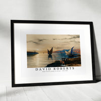 David Roberts - Hager Selsilis (Gebel el Silsila)-1796-1864