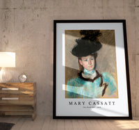 
              Mary Cassatt - The black hat 1890
            