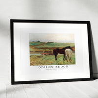 Odilon Redon - Horse in a Meadow 1871
