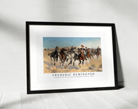 
              Frederic Remington - Dismounted The Fourth Troopers Moving the Led Horses-1890
            