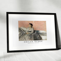 Odilon Redon - Madam Rene de Gas 1872-1873