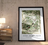 
              aert schouman - Aviary with fourteen birds -1720-1792
            