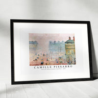 Camille Pissarro - Place du Theatre Francais Fog Effect 1897