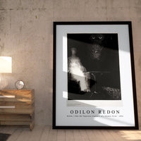 Odilon Redon - Below, I Saw the Vaporous Contours of a Human Form 1896
