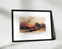 
              David roberts - Approach of the simoom Desert of Gizeh-1796-1864
            