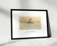 
              Jan Toorop - Sailing boats off the coast of Domburg (1907)
            