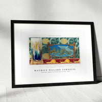 Maurice Pillard Verneuil - Crevettes, support en bronze pour un vase 1897