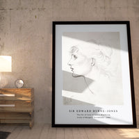 Sir Edward Burne Jones - The Car of Love or Love's Wayfaring - Study of Margaret Drummond (1880)