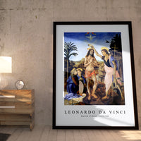 Leonardo Da Vinci - Baptism of Christ 1470-1480