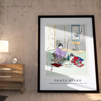 Ogata Gekko - Comparisons between Beauties and Flowers (1887–1896)