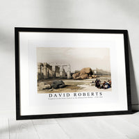 David Roberts - Fragment of the Great Colossi at the Memnonium Thebes-1796-1864