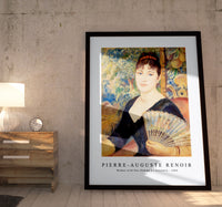 
              Pierre Auguste Renoir - Woman with Fan (Femme à l'éventail) 1886
            