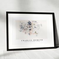 charles demuth - Bermuda Trees and Architecture-1916-1917