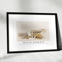 David Roberts - Lateral view of the temple called the Typhonaeum at Dendera (Dandara)-1796-1864