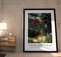
              Henri Rousseau - Monkeys and Parrot in the Virgin Forest (Singes et perroquet dans la forêt vierge)1905-1906
            