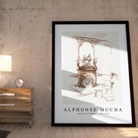 Alphonse Mucha - Sketch for a fireplace 1869-1939