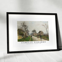 Camille Pissarro - Route de Versailles, Louveciennes 1870