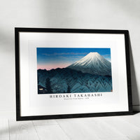 Hiroaki Takahashi - Mount Fuji From Hakone (1930)