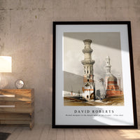 David Roberts - Ruined mosques in the desert west of the Citadel-1796-1864