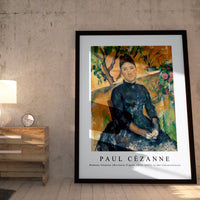 Paul Cezanne - Madame Cézanne (Hortense Fiquet, 1850–1922) in the Conservatory