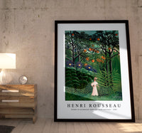 
              Henri Rousseau - Woman Walking in an Exotic Forest (Femme se promenant dans une forêt exotique) 1905
            