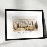 David Roberts - Portico of the Temple of Kalabshi-1796-1864