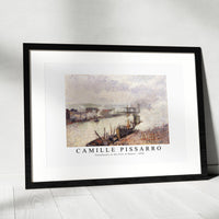 Camille Pissarro - Steamboats in the Port of Rouen 1896