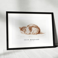 Jean Bernard - Lying cat (1811)