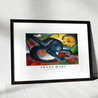 Franz Marc - Two cats, blue and yellow 1912