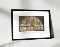 
              Sir Edward Burne Jones - Wars of the Roses - Edward IV, Henry VI, St George with Allegory (1862–64)
            