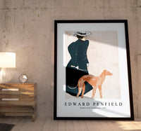 
              Edward Penfield - Woman with Greyhound 1897
            