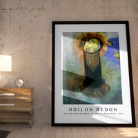 Odilon Redon - The Head of John the Baptist, on a Pillar by Odilon Redon 1890