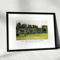 Sir Edward Burne Jones - Landscape - Study painting in high resolution by Sir Edward Burne–Jones