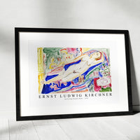 Ernst Ludwig Kirchner - Reclining Female Nude 1923