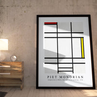 Piet Mondrian - Composition in White, Red, and Yellow painting 1936