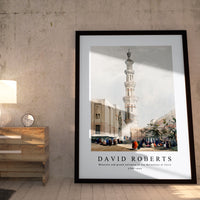 David Roberts - Minarets and grand entrance of the Metwaleys at Cairo-1796-1864