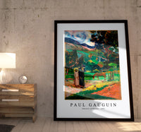 
              Paul Gauguin - Tahitian Landscape 1892
            