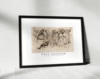 
              Paul Gauguin - Angel, Peacock, and Three Tahitians 1902
            