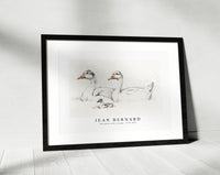 
              Jean Bernard - Two geese with a young (1775–1833)
            