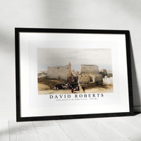 David Roberts - Grand entrance to the Temple of Luxor-1796-1864