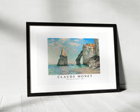 
              Claude Monet - The Cliffs at Étretat 1885
            