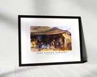 
              John Singer Sargent - Bedouin Tent (ca. 1905–1906)
            