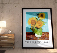 
              Vincent Van Gogh - Vase with Three Sunflowers 1888
            