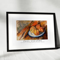 Paul Cezanne - Four Peaches on a Plate (Quatre pêches sur une assiette)  1890-1894